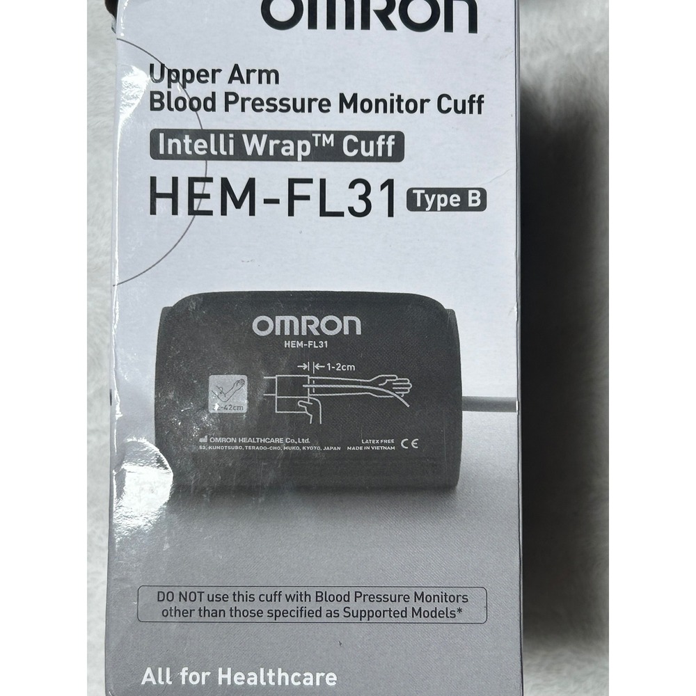 Omron HEM-FL31 Type B Intelli Wrap Upper Arm Blood Pressure Monitor Cuff 22-42cm